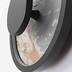 Бра круглое светодиодное с черной рамкой Stone Circle варинант исполнения - 3 | Loft Concept в Брянске