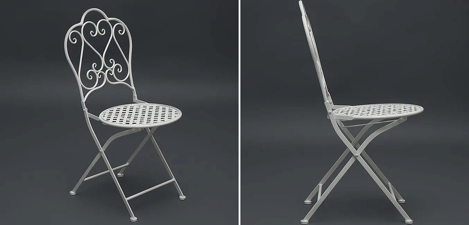 Стул Forged Patterns Love White Стул Forged Patterns Love White - Loft-Concept в Брянске