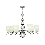 Люстра с матовыми конусными плафонами и декоративными элементами в форме шаров Hinkley варинант исполнения - 14 | Loft Concept в Брянске