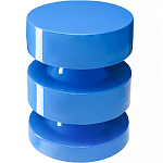 Столик приставной фигурный синий Curly Blue Table варинант исполнения - 1 | Loft Concept в Брянске