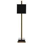 Настольная лампа прямоугольная с черным абажуром Strictness of Forms варинант исполнения - 3 | Loft Concept в Брянске