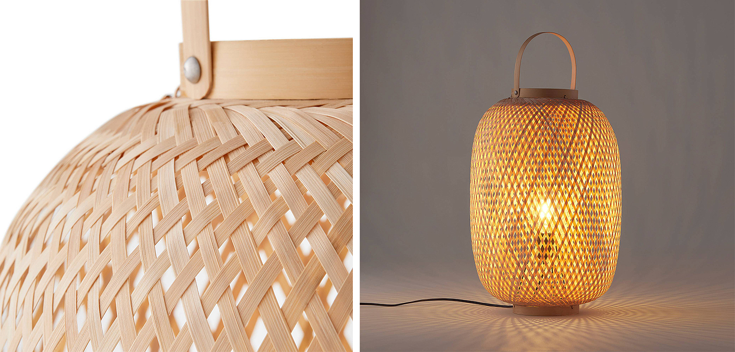 Настольная лампа Lantern Wicker Table lamp Настольная лампа Lantern Wicker Table lamp - Loft-Concept в Брянске