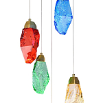 Потолочный светильник с пятью цветными плафонами Soar Colorful Lamp варинант исполнения - 4 | Loft Concept в Брянске