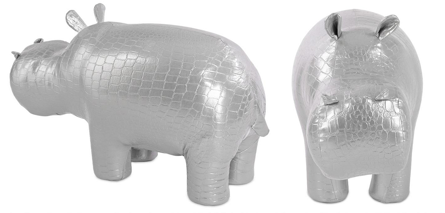 Пуф Бегемот Poof Hippo silver Пуф Бегемот Poof Hippo silver - Loft-Concept в Брянске