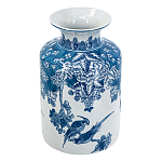 Ваза с мотивами цветущего сада с попугаями Vase Inspired by Nature варинант исполнения - 1 | Loft Concept в Брянске