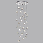 Люстра каскадня с 27-ю прозрачными шарообразными подвесами Bubbles Bocci варинант исполнения - 5 | Loft Concept в Брянске