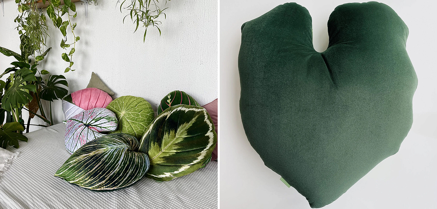 Декоративная подушка Botanical Cushion Philodendron Декоративная подушка Botanical Cushion Philodendron - Loft-Concept в Брянске