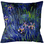 Подушка декоративная Ирисы Impressionism in Art варинант исполнения - 1 | Loft Concept в Брянске