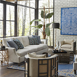 Приставной стол с металлическим золотым  основанием и чёрной столешницей Paradigm варинант исполнения - 2 | Loft Concept в Брянске