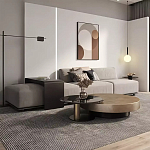 Комплект их 2-х круглых дизайнерских журнальных столов Difelap варинант исполнения - 2 | Loft Concept в Брянске