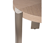 Столик журнальный круглый со светлым шпоном Light Veneer Table варинант исполнения - 6 | Loft Concept в Брянске