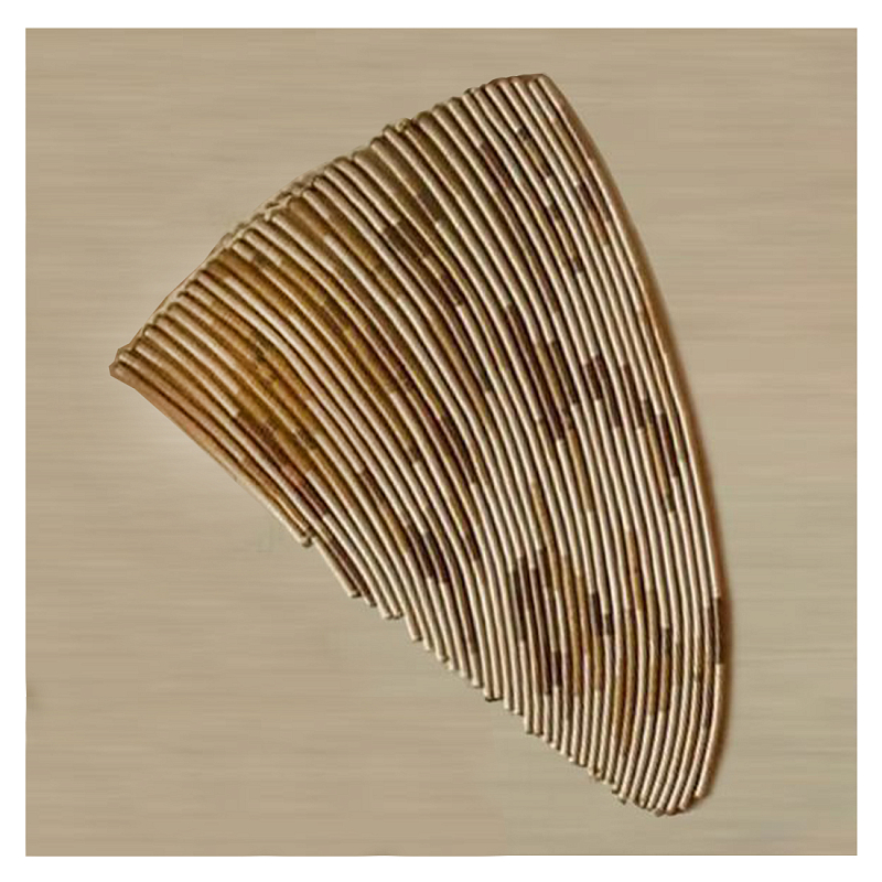 Декор настенный в Эко стиле рафия Malibu wall panel Коричневый Бежевый в Брянске | Loft Concept 