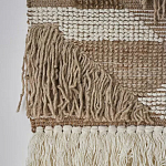 Панно из шерсти и хлопка с узором Beige Calista Cascade варинант исполнения - 7 | Loft Concept в Брянске