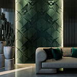 Гипсовая 3D Панель D-03 варинант исполнения - 1 | Loft Concept в Брянске