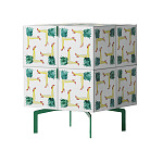 Тумба  с рисунком ShortT Pina Colada Green варинант исполнения - 3 | Loft Concept в Брянске