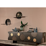 Дизайнерский комод с декором в виде круглых элементов на фасаде Matisse варинант исполнения - 4 | Loft Concept в Брянске