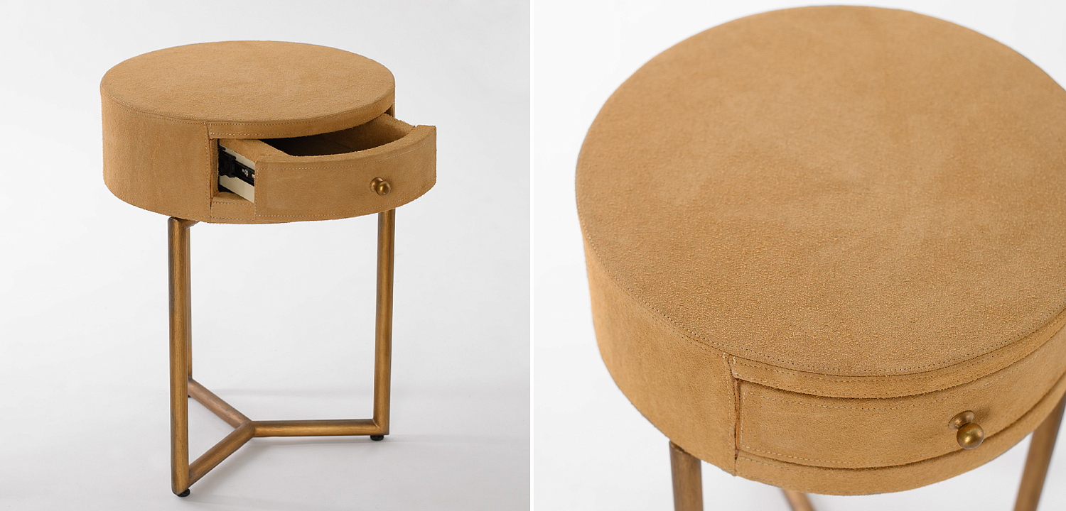 Приставной стол Suede Side Table Приставной стол Suede Side Table - Loft-Concept в Брянске