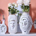 Ваза с золотисто-белыми фрагментами Faces of Imagination варинант исполнения - 3 | Loft Concept в Брянске