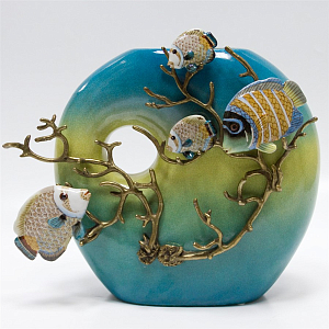 Ваза Colored Fish Vase