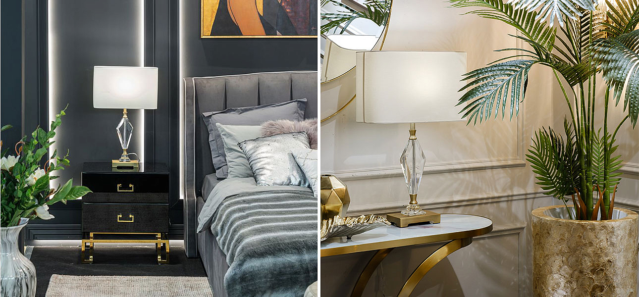 Настольная лампа Glass Diamond Decor Настольная лампа Glass Diamond Decor - Loft-Concept в Брянске