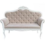 Диван в стиле прованс Montmartre Provence Sofa Beige White варинант исполнения - 1 | Loft Concept в Брянске