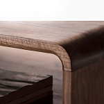 Кофейный стол из дерева с ящиком и нишей для хранения Coffee Walnut Table варинант исполнения - 6 | Loft Concept в Брянске