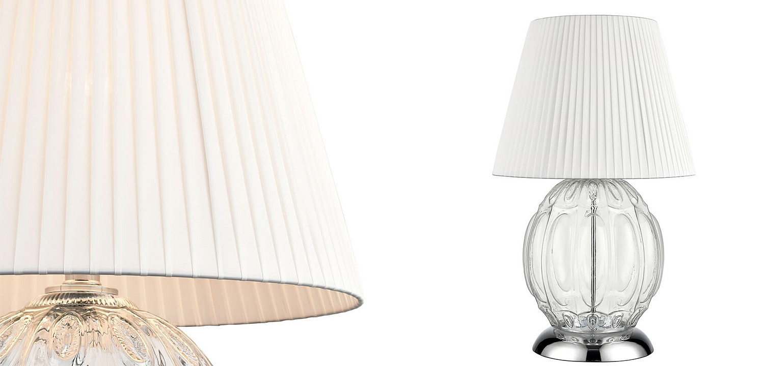 Настольная лампа Прозрачное Стекло Hailey Table Lamp Настольная лампа Прозрачное Стекло Hailey Table Lamp - Loft-Concept в Брянске