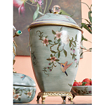 Ваза с крышкой и цветочным узором Genuine Chinese Classics варинант исполнения - 5 | Loft Concept в Брянске