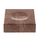 Подставка под шар квадратная из натурального камня Лемезит Natural Stone Sphere Stands варинант исполнения - 1 | Loft Concept в Брянске