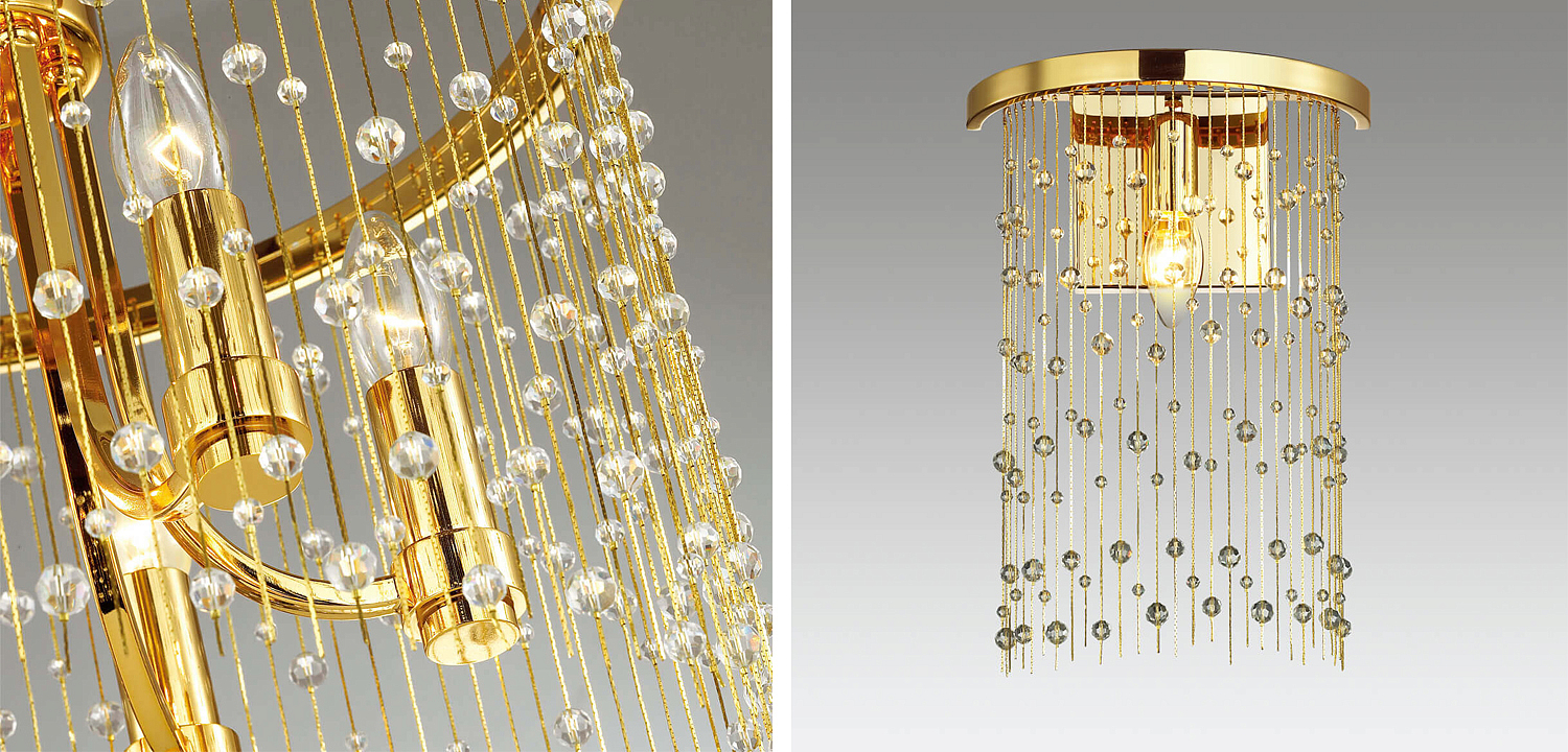 Бра Hailstorm Rain Wall lamp gold Бра Hailstorm Rain Wall lamp gold - Loft-Concept в Брянске