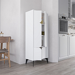 Комод белый с 4-мя дверцами на металлических ножках SPARK MULTIPURPOSE CABINET WHITE варинант исполнения - 7 | Loft Concept в Брянске