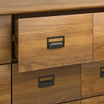 Деревянный комод с 6-ю ящиками Blanton Chest of Drawers варинант исполнения - 5 | Loft Concept в Брянске