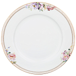 Сервиз столовый из фарфора белый с цветочным принтом на 6 персон 23 предмета Flower Porcelain Collection варинант исполнения - 3 | Loft Concept в Брянске