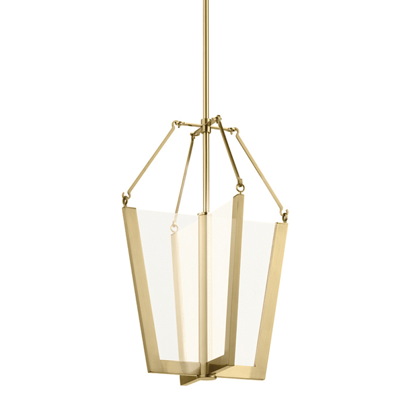  Подвесной светильник золотого цвета в форме фонаря Kichler Золотой в Брянске | Loft Concept 