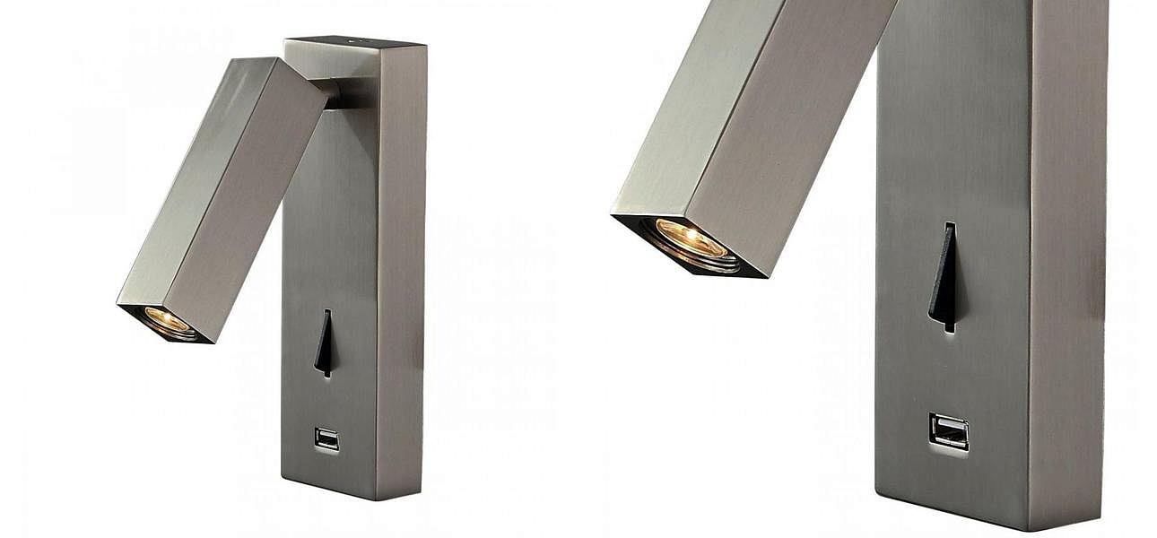 Бра Chelsom WALL LED DOCK Silver USB Бра Chelsom WALL LED DOCK Silver USB - Loft-Concept в Брянске