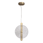 Подвесной светильник с круглым стеклянным плафоном Gingham варинант исполнения - 5 | Loft Concept в Брянске