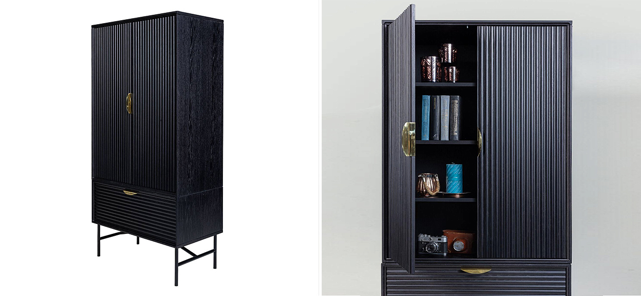 Шкаф Antique Order Черный Шкаф Antique Order Черный - Loft-Concept в Брянске