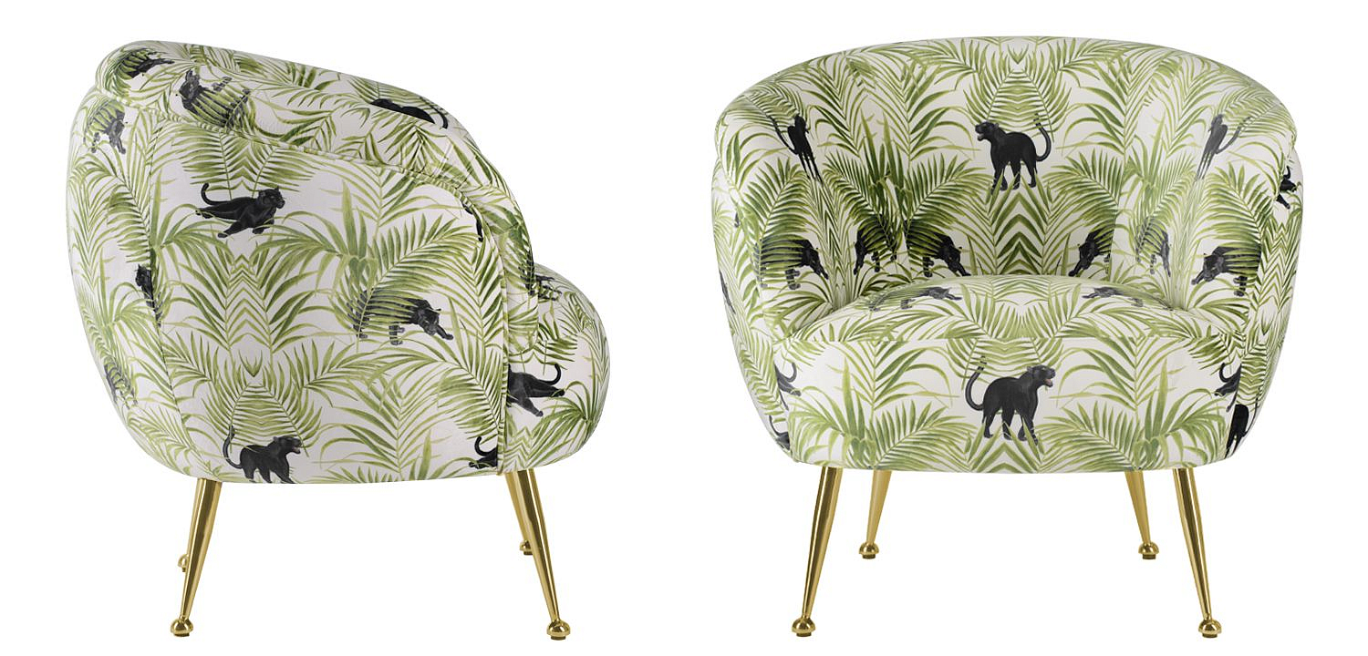 Кресло ARMCHAIR KELLIT Jungle Green Кресло ARMCHAIR KELLIT Jungle Green - Loft-Concept в Брянске