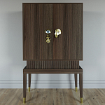 Кабинетный шкаф Elsa Dreams Walnut с 2-мя ящиками варинант исполнения - 3 | Loft Concept в Брянске