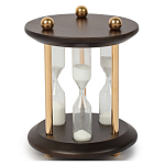 Часы круглые настольные Time Forward песочные варинант исполнения - 1 | Loft Concept в Брянске