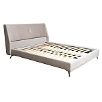 Кровать двуспальная серая Heart of the Bedroom варинант исполнения - 1 | Loft Concept в Брянске