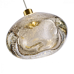 Подвесной светильник с прозрачным стеклянным плафоном округлой формы Effervia  варинант исполнения - 9 | Loft Concept в Брянске