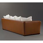 Элитарный современный диван Birmingham с кожаной спинкой варинант исполнения - 2 | Loft Concept в Брянске