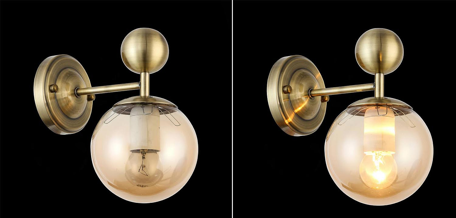 Бра Demian Bronze Wall Lamp Бра Demian Bronze Wall Lamp - Loft-Concept в Брянске