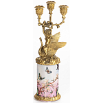 Фарфоровый подсвечник Лебедь с ангелом Asse варинант исполнения - 3 | Loft Concept в Брянске