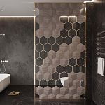 Гипсовая 3D панель с принтографией PM-30 варинант исполнения - 3 | Loft Concept в Брянске