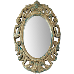 Настенное овальное зеркало Aina Mirror варинант исполнения - 1 | Loft Concept в Брянске