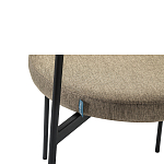 Стул металлический с мягкой спинкой и сиденьем Alfie Chair варинант исполнения - 9 | Loft Concept в Брянске