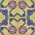 Плитка дизайнерская с узором Дива варинант исполнения - 2 | Loft Concept в Брянске