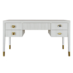 Письменный стол с 4-мя ящиками Elsa Dreams White варинант исполнения - 7 | Loft Concept в Брянске